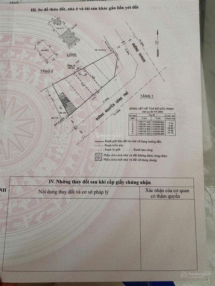 Nhà mặt tiền đường nguyễn công trứ, q. 1