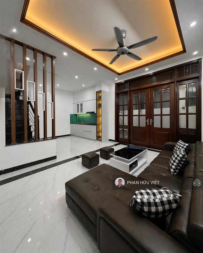 Lương khánh thiện, 3 thoáng, sân riêng, gần ô tô, 1p ra đường đôi tân mai, nhà mới full nt, 45m2*5t