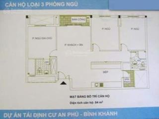 Cho thuê ch bình khánh an khánh hcm 85m2 3pn 2wc view quận 1 gần công viên mát mẻ giá 13 triệu