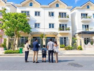 Biệt thự song lập 135m xây 4 tầng mặt tiền 9mx15m đường 22m hướng đn mát mẻ đối diện chợ dân sinh