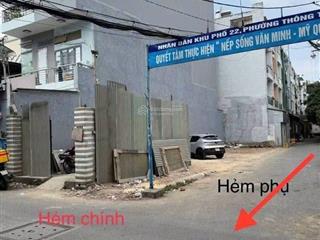 Bán đất góc 2 mặt tiền hẻm thông tứ hướng