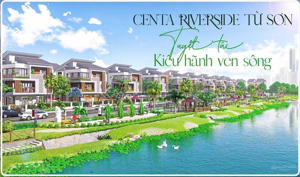 Biệt thự vip ven sông, giá f0 cđt, chỉ vào tiền 30%, ngân hàng miễn lãi 24 tháng, giá từ 80tr/m2