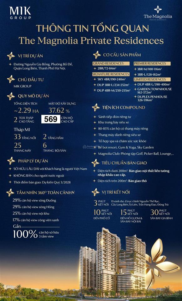 Sở hữu căn hộ 100m2 thang máy riêng tư lên tận phòng