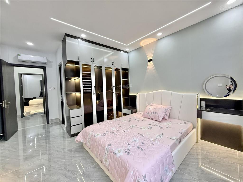 Nhà phố 4m x 15m, xây 4 tầng full nội thất hẻm nhựa xe hơi đường thới an 20