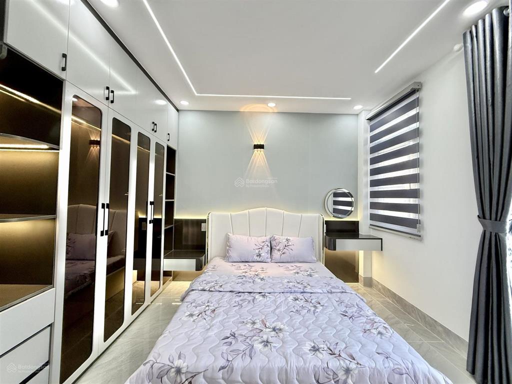 Nhà phố 4m x 15m, xây 4 tầng full nội thất hẻm nhựa xe hơi đường thới an 20