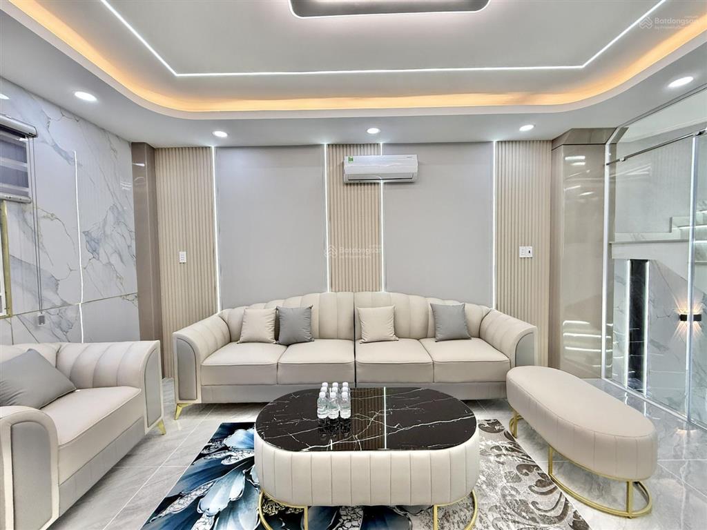 Nhà phố 4m x 15m, xây 4 tầng full nội thất hẻm nhựa xe hơi đường thới an 20