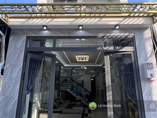 Nhà đẹp shr 4m x 15m. đúc 1 lầu 3pn. hẻm 5m thông đường lâm thị hố