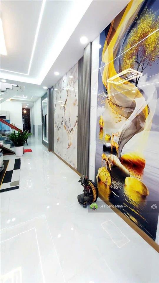 Nhà đẹp shr 4m x 15m. đúc 1 lầu 3pn. hẻm 5m thông đường lâm thị hố