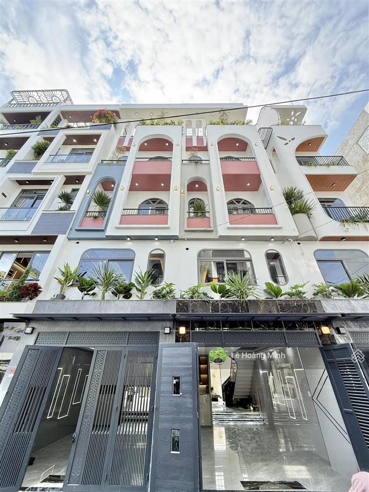 Siêu phẩm 4 tầng hồ cá koi hẻm nhựa 7m, thạnh xuân 25