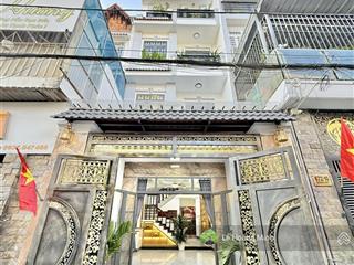 Nhà phố 3 tầng 4,5m x 18m. 1/ ngắn hẻm nhựa 8m đường lê văn khương