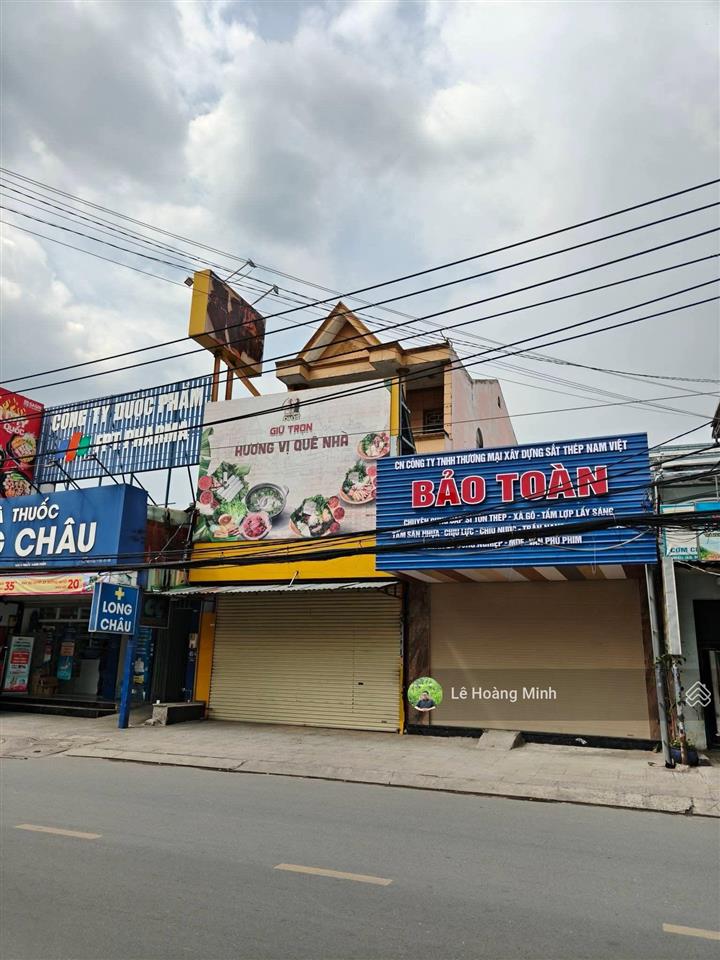 Nhà phố 6m x 32m. 157,6m2 thổ cư đúc 2 lầu mặt tiền nguyễn ảnh thủ. ngay lê văn khương (70m)