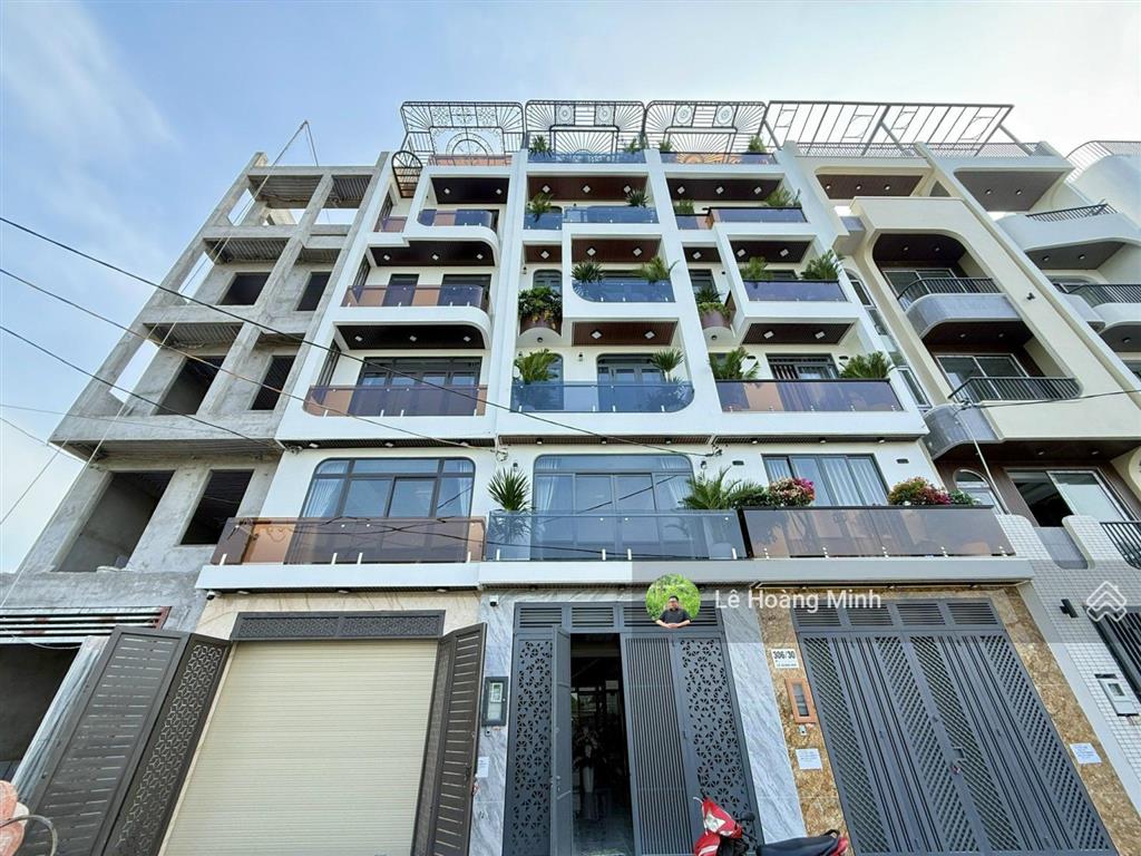 Siêu phẩm 4,4m x 18m. 5 tầng thang máy 1/ hẻm 8m thạnh xuân 25. view kênh