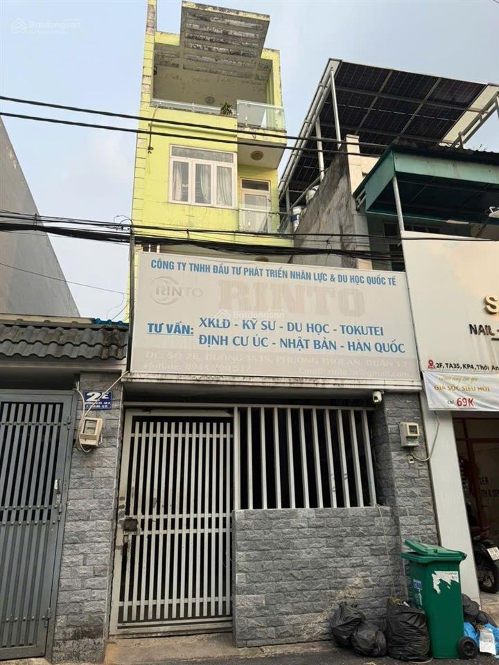 Cặp nhà phố 3 lầu 8m x 22m, 02 sổ riêng, mặt tiền đường thới an 35.