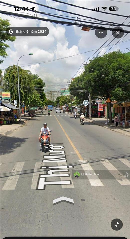 Nhà shr 5m x 35m. 166m2 đúc 1 lầu mặt tiền đường dương thị mười. gần bv quận 12