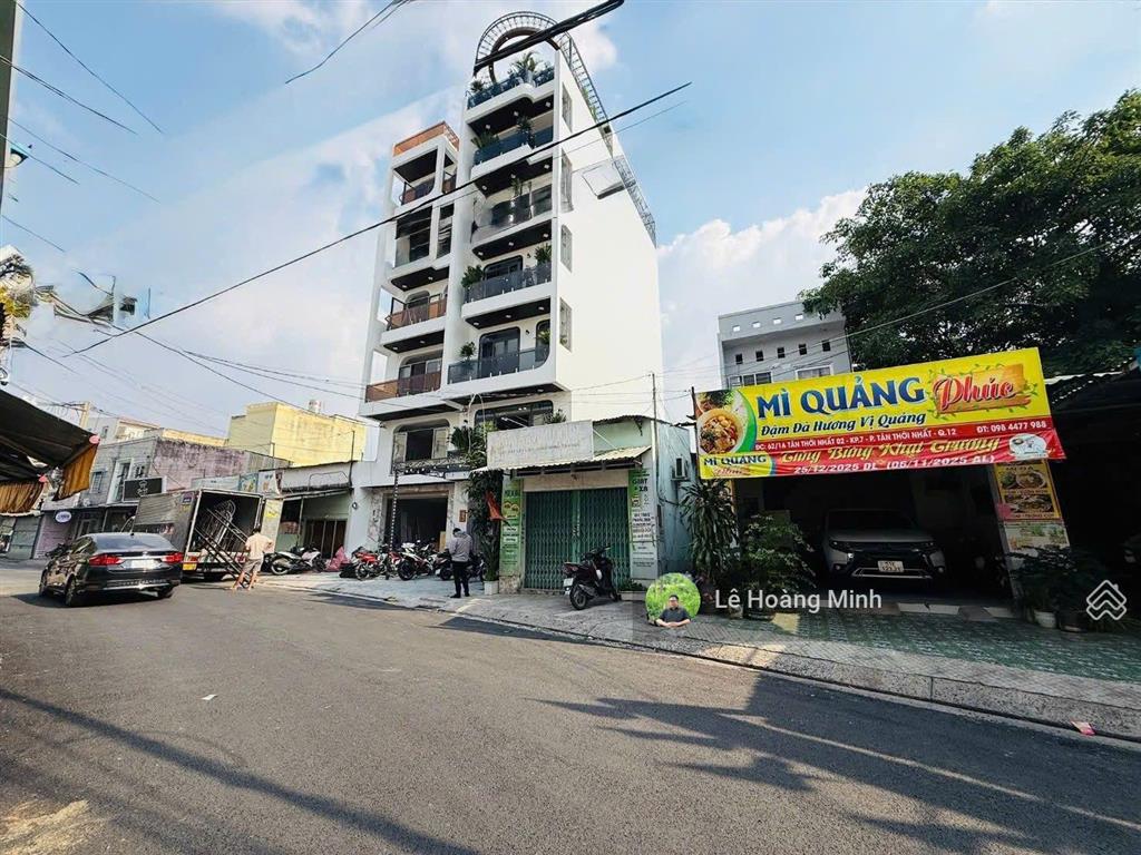 Dãy trọ 5,5m x 19m. mặt tiền đường tân thới nhất 02. gần trường chinh. phan văn hớn