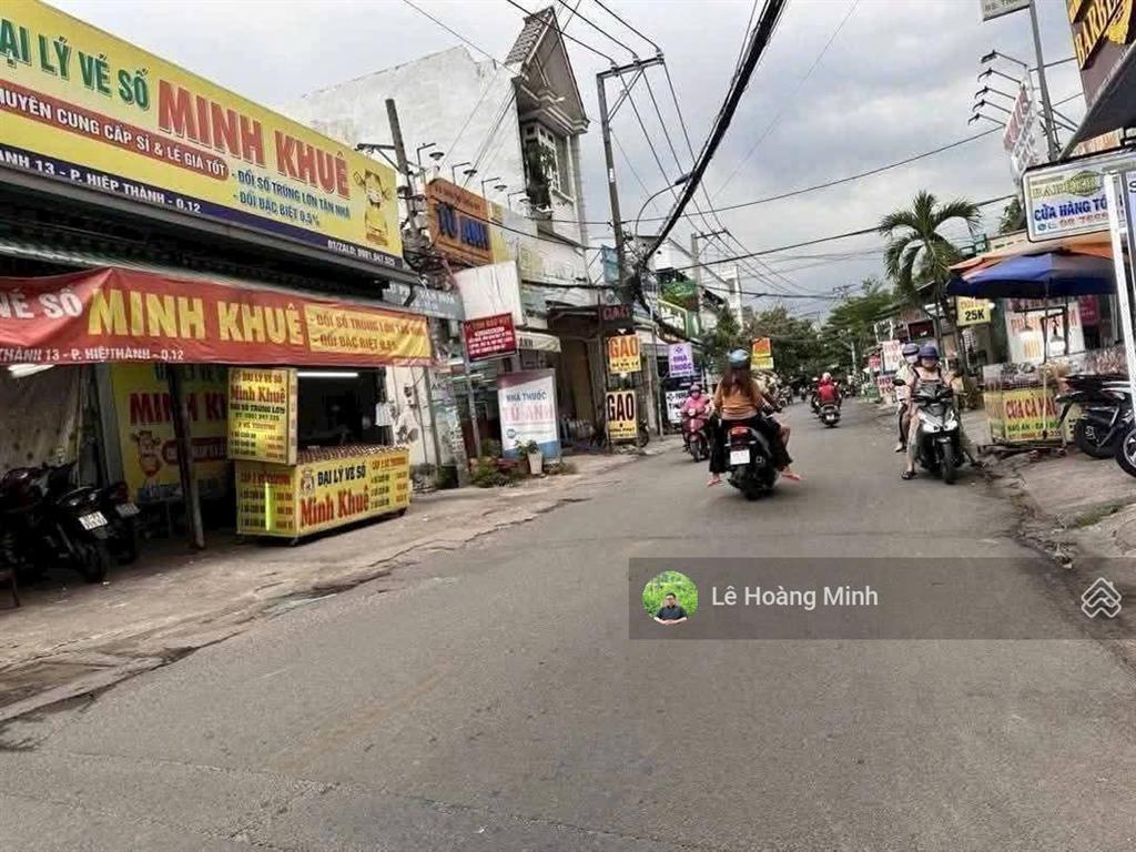 Nhà shr 4,3m x 44m, mặt tiền ngay chợ đường hiệp thành 13
