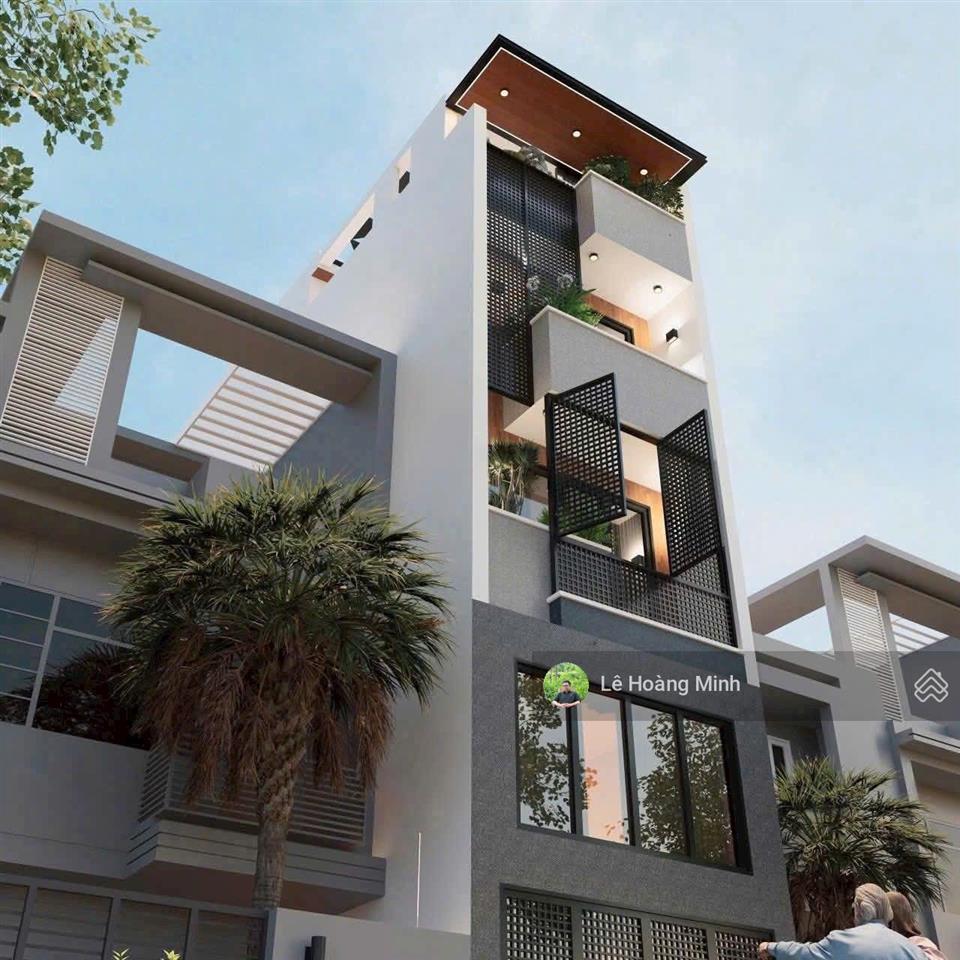 Siêu phẩm 4m x 15m. 4 tầng ô thang máy đường trần thị cờ. đối diện trường trần quấc toản