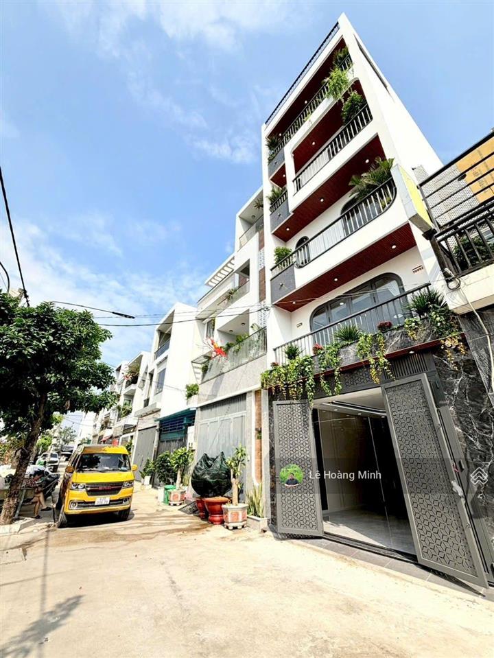 Siêu phẩm 5m x 18m. 4 tầng thang máy hẻm 8m đường thạnh xuân 25