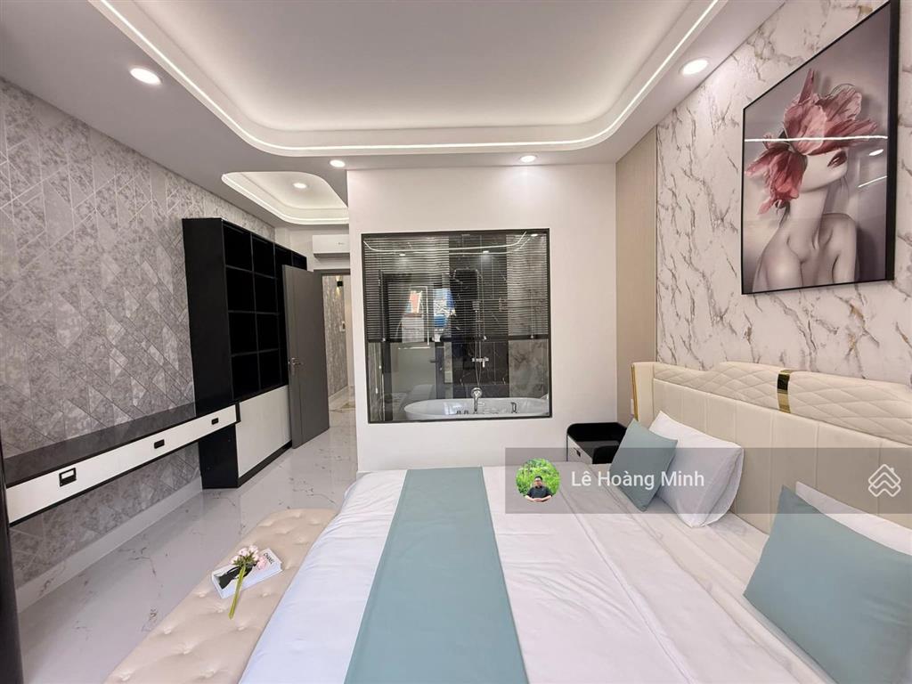 Siêu phẩm 4m x 18m. 4 tầng. có thang máy hẻm nhựa 6m thông 1/ đường thạnh xuân 38