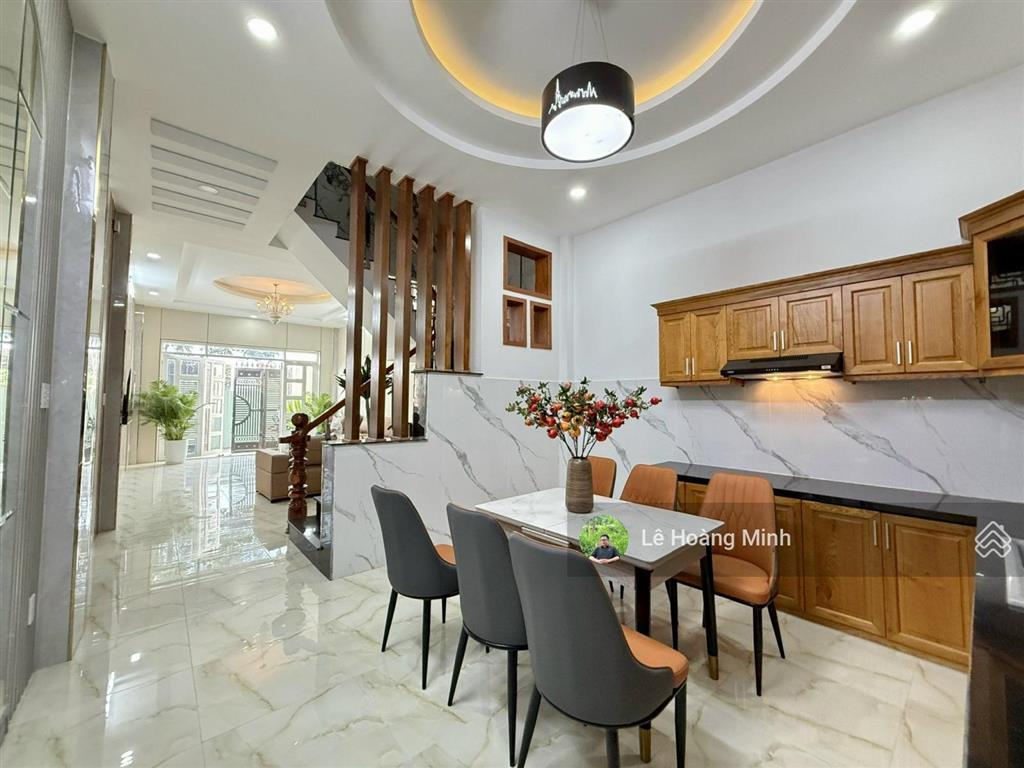 Cặp nhà phố 4,5m x 16m, đúc 2 lầu 1/ hẻm 7m đường lê thị riêng đối diện hà đô