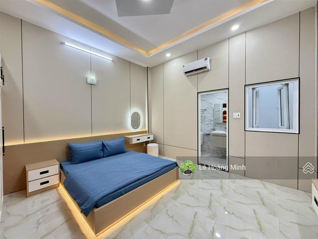 Cặp nhà phố 4,5m x 16m, đúc 2 lầu 1/ hẻm 7m đường lê thị riêng đối diện hà đô