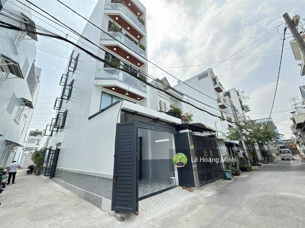 Siêu phẩm góc 2mt 4 tầng có ô thang máy hẻm thông 6m đường trần thị năm ( tch 10)