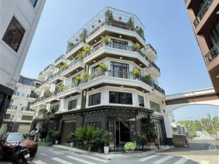 Căn góc ngang 6m 4 tầng 2mt nhựa 12m kdc thành đô có bảo vệ 24h.p. thạnh xuân