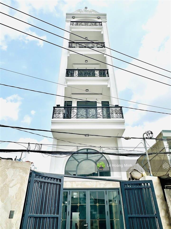 Siêu phẩm 4m x 26m. 5 tầng có thang máy mặt tiền nhánh đông hưng thuận 42. sát kdc an sương