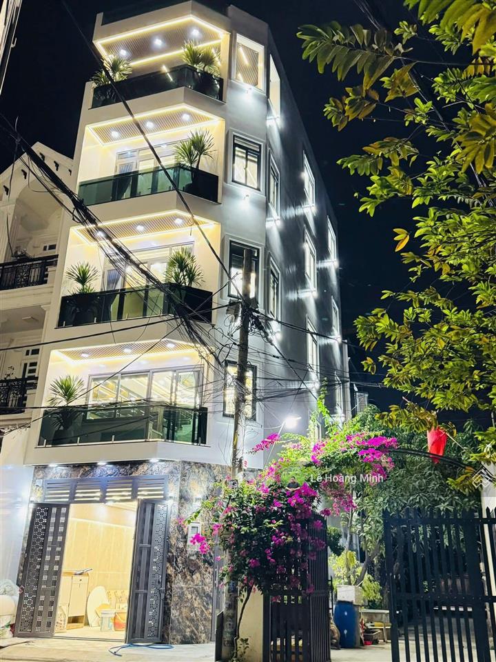 Siêu phẩm 5m x 15m. có thang máy căn góc 2mt hẻm 8m đường thạnh xuân 25