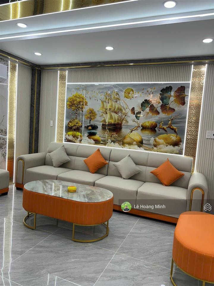 Siêu phẩm ngang 5,5m xây 4 tầng thang máy hẻm rộng 14m thông khu vip tch 10