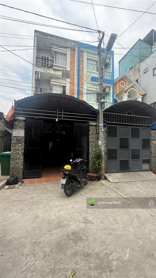 Nhà phố 4m x 25m. xây 3 tầng 1/ ngắn hẻm xe hơi đường thới an 22. ngay nhà máy bia tiger