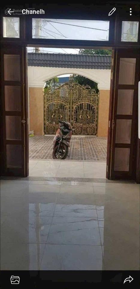 Nhà phố 4,8m x 25m. xây 3 tầng mặt tiền đường hiệp thành 5
