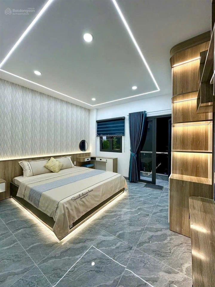 Nhà phố 4m x 14m. xây 4 tầng hẻm nhựa 7m kdc đồng bộ đường thạnh xuân 25