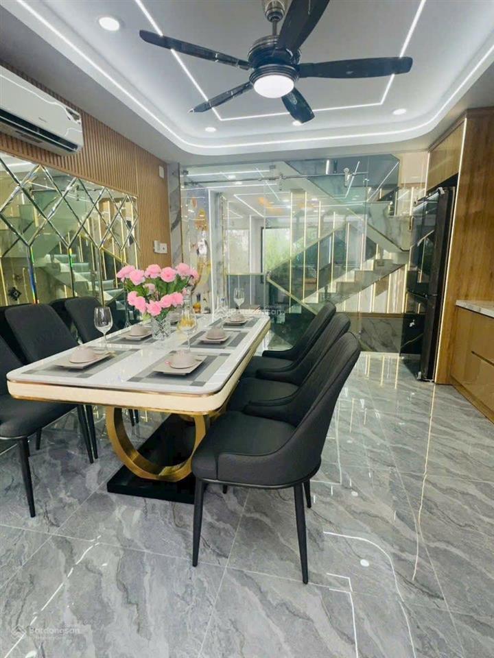 Nhà phố 4m x 14m. xây 4 tầng hẻm nhựa 7m kdc đồng bộ đường thạnh xuân 25