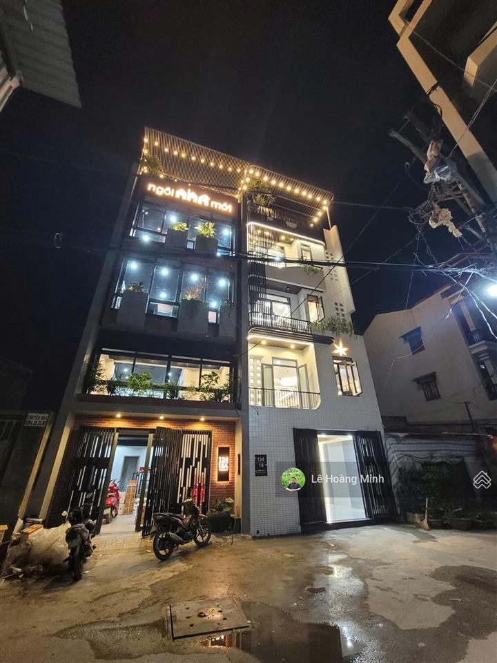 Siêu phẩm 4 tầng ngang 5,5m hẻm 7m 1/ thạnh lộc 19. ngay ngã tư ga