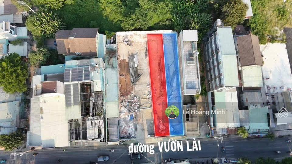 Lô đất 8m x 42m. mặt tiền đường vườn lài