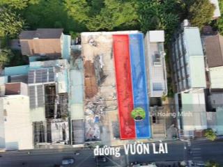 Lô đất 8m x 42m. mặt tiền đường vườn lài