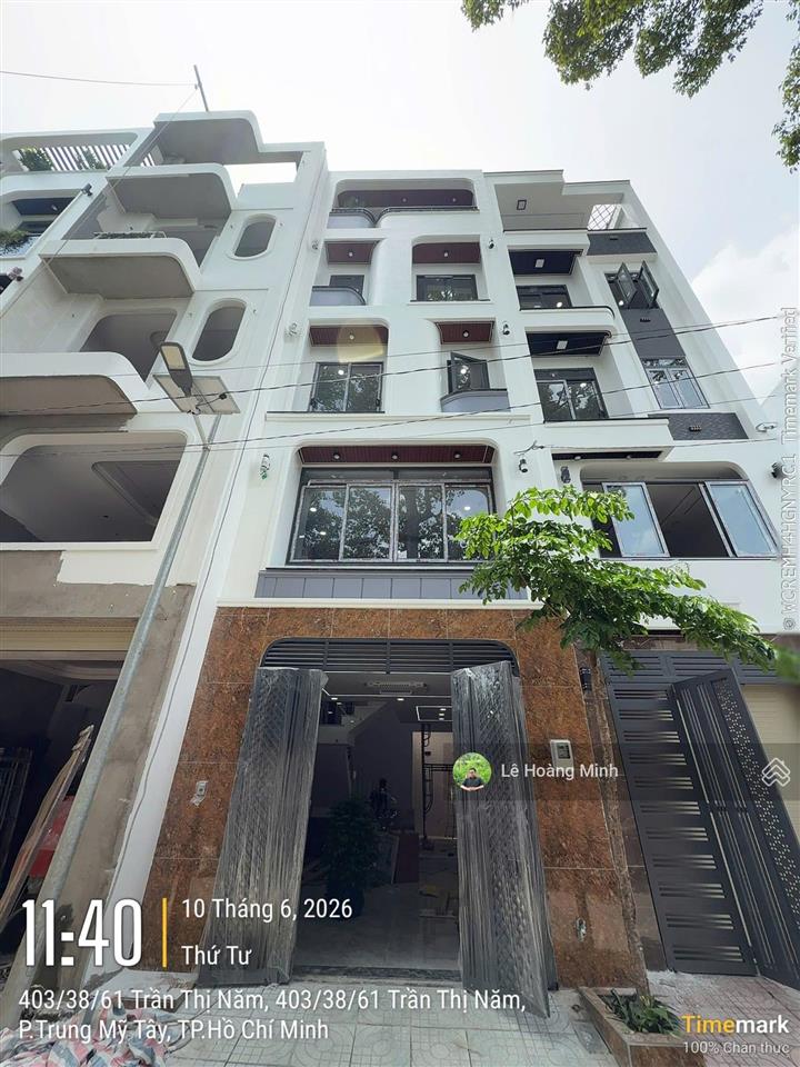 Nhà phố 4 tầng full nội thất, hẻm nhựa 8m đường huỳnh thị hai