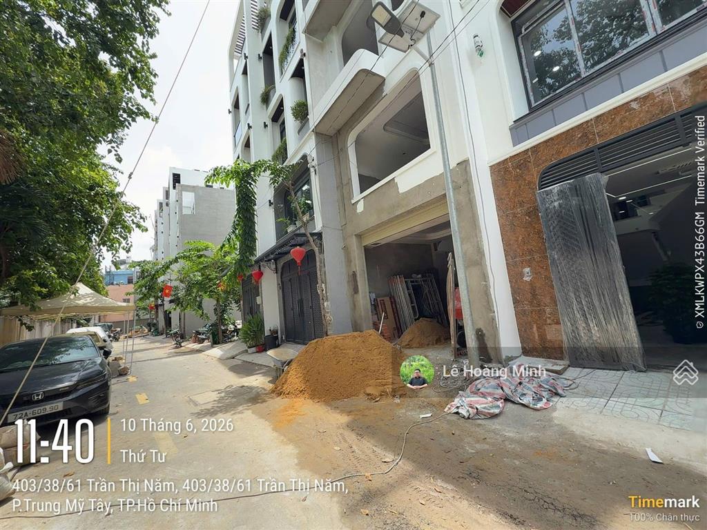 Nhà phố 4 tầng full nội thất, hẻm nhựa 8m đường huỳnh thị hai