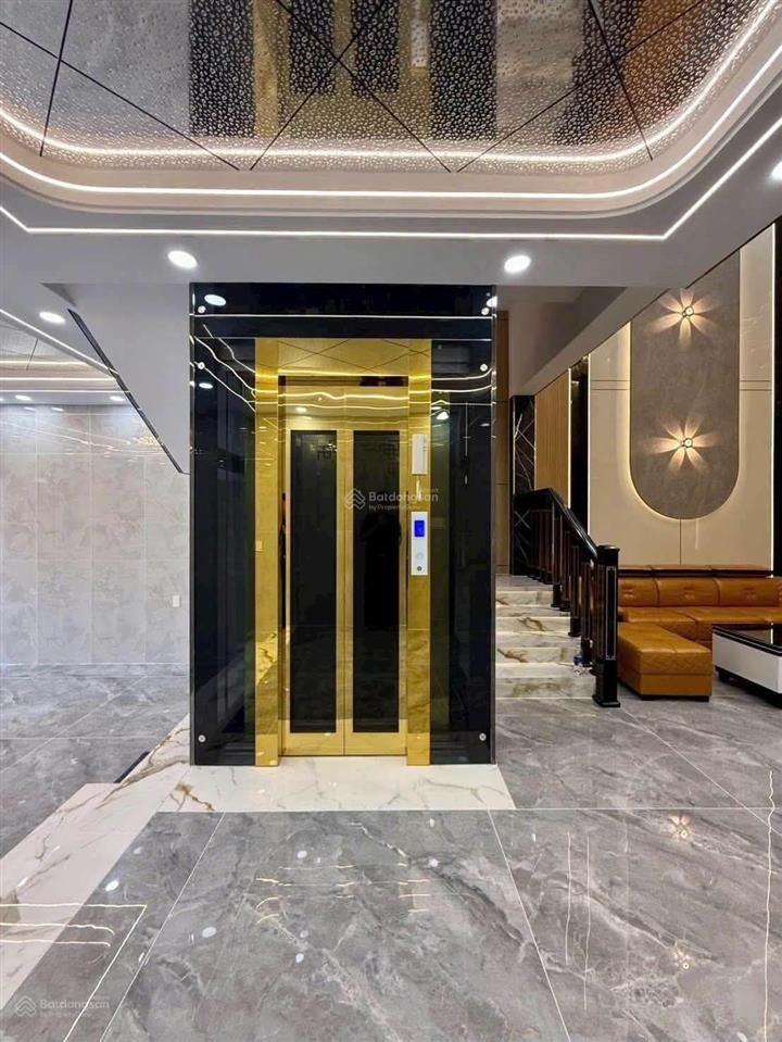 Siêu phẩm đẹp mê 5,5m x 16m. 4 tầng thang máy hẻm 8m thông hà huy giáp. ngay cđ điện lực