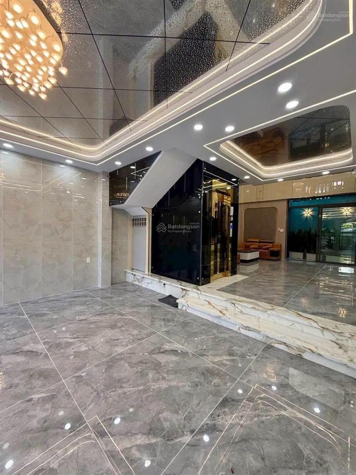 Siêu phẩm đẹp u mê 5,5m x 16m. 4 tầng thang máy. hẻm 8m thông hà huy giáp. ngay cđ điện lực
