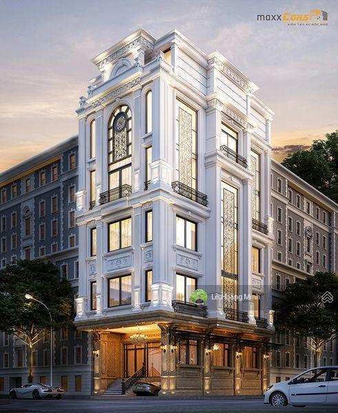 Tòa nhà văn phòng 9m x 18m. hầm 5 lầu thang máy góc 2mt đường nguyễn thị kiêu (ta19)