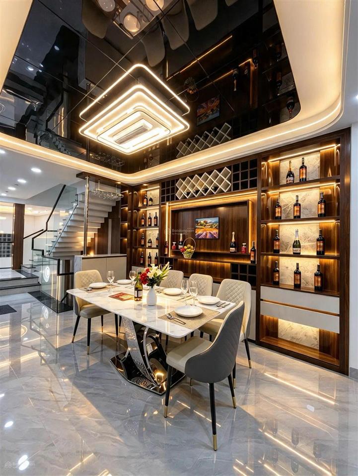 Siêu phẩm đẹp mê 4m x 17m. 4 tầng hẻm 7m thông đường thạnh xuân 24