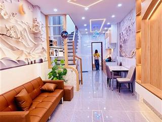 Nhà đẹp quang trung gần nguyễn kiệm full nội thất dt  3,7m x 15m  chỉ 5,95 tỷ .
