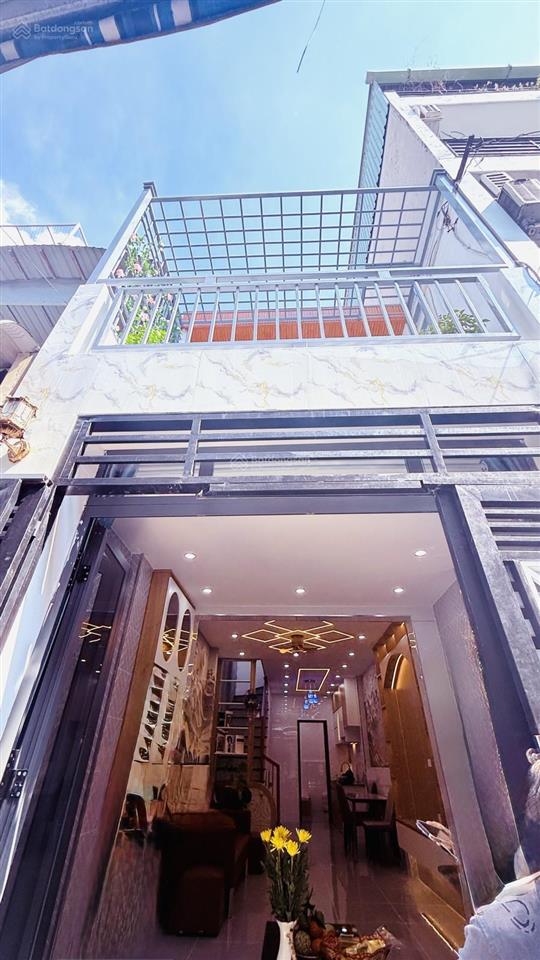 Nhà đẹp quang trung gần nguyễn kiệm full nội thất dt  3,7m x 15m  chỉ 5,95 tỷ .