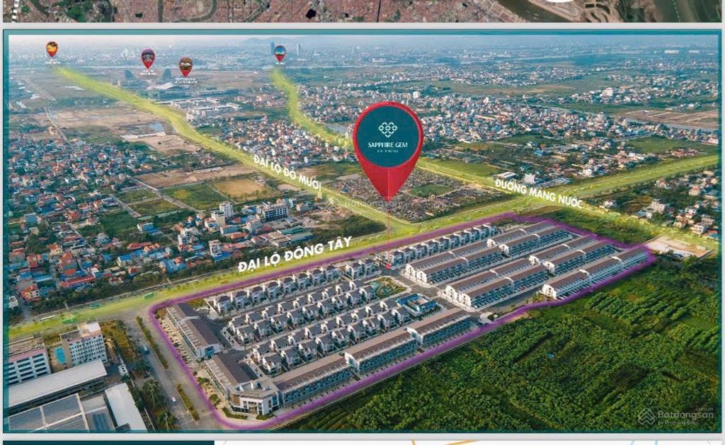 Shophouse 140m2 tại sapphire gem hải phòng, 8,2 tỷ vnd, sản phẩm hiếm có!
