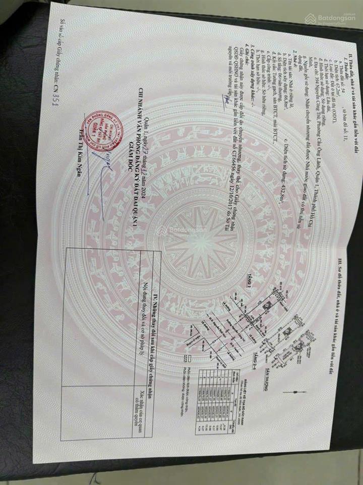 Khách sạn  mặt tiền nguyễn công trứ quận 1  dt 4,3x17m  7 tầng  hđt 90tr/th  giá 41,5 tỷ