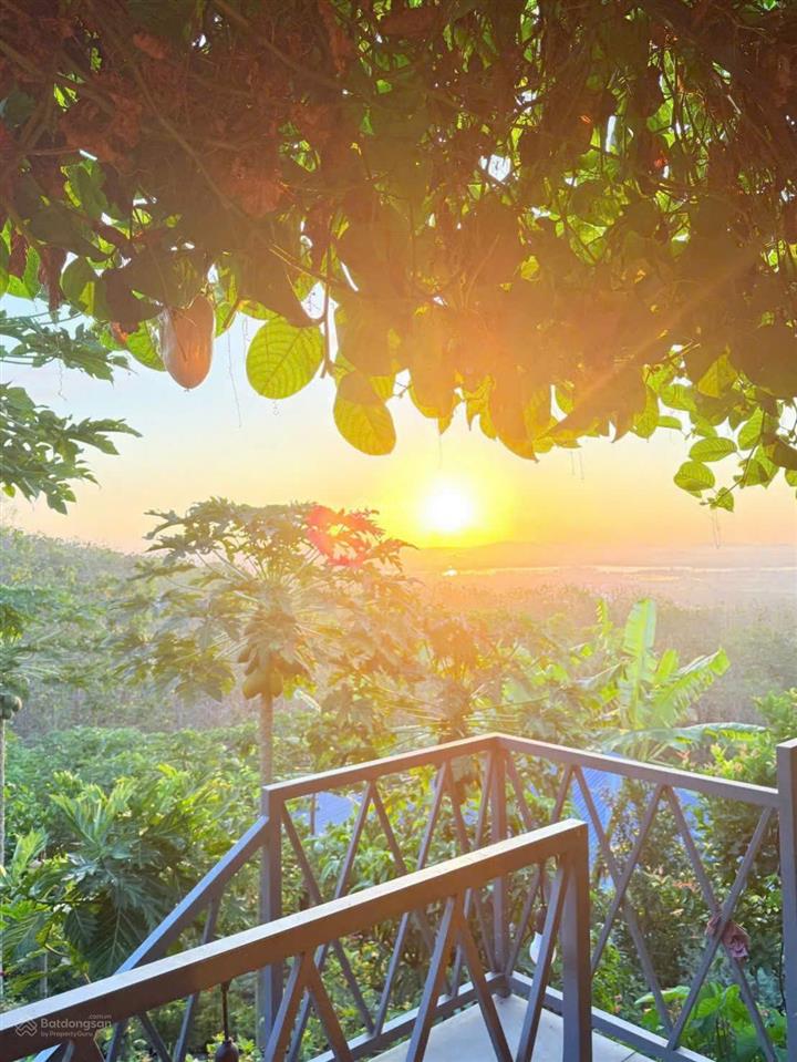 Đất vườn sinh thái view thung lũng xanh mát giáp suối  mặt tiền đường bê tông  phù hợp nghỉ dưỡng