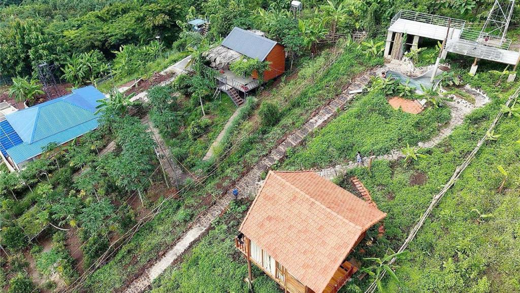 Đất vườn sinh thái view thung lũng xanh mát giáp suối  mặt tiền đường bê tông  phù hợp nghỉ dưỡng