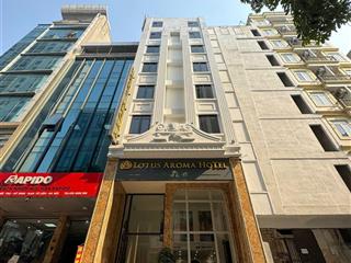 Toà building mp triệu việt vương 12 tầng bề thế, thông sàn. 110m2x12t mt 6,5m giá 122tỷ, kinh doanh